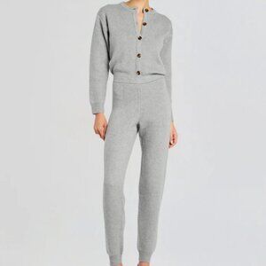SER.O.YA HEATHERED GREY WREN JUMPSUIT SIZE MEDIUM NWT